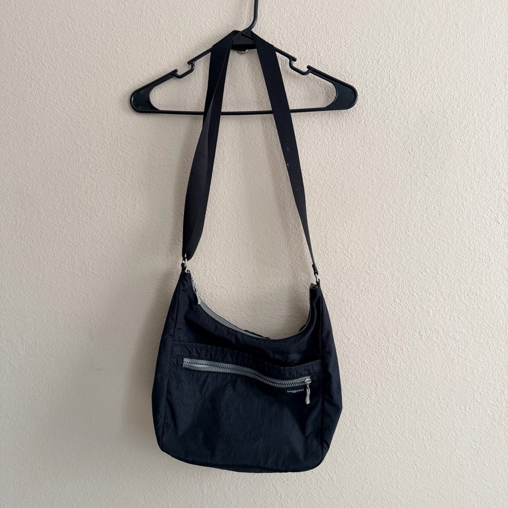 Baggallini Black Hobo Crossbody Bag